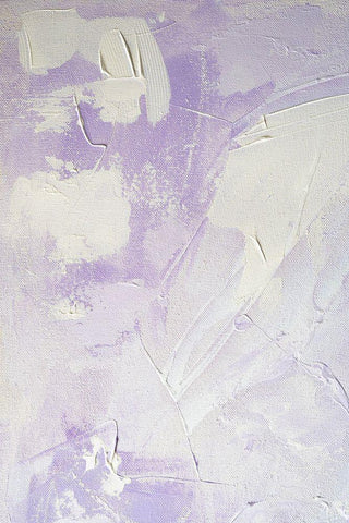 Purple Shades White Modern Wood Framed Art Print with Double Matting by Sawall, Anastasia