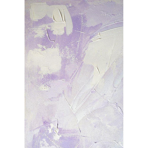 Purple Shades White Modern Wood Framed Art Print by Sawall, Anastasia