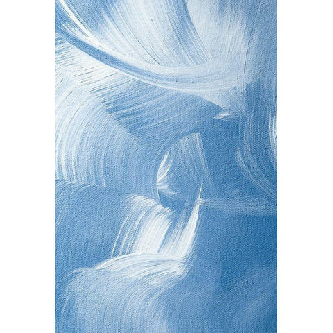 Acrylic Waves No 1 Gold Ornate Wood Framed Art Print with Double Matting by Sawall, Anastasia