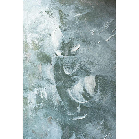 Green and White Acrylic No 2 Gold Ornate Wood Framed Art Print with Double Matting by Sawall, Anastasia