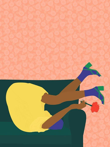 New Years Eve White Modern Wood Framed Art Print with Double Matting by Jotadejai