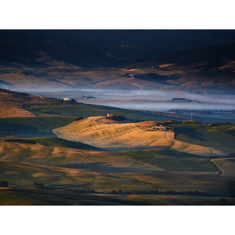 Toscana Amore Mio Black Modern Wood Framed Art Print by Leinemann, Ulrike