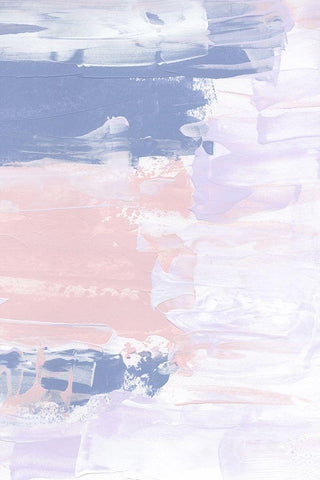 Pastel Fun White Modern Wood Framed Art Print with Double Matting by Sawall, Anastasia