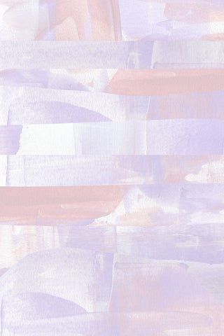 Abstract Pastel White Modern Wood Framed Art Print with Double Matting by Sawall, Anastasia