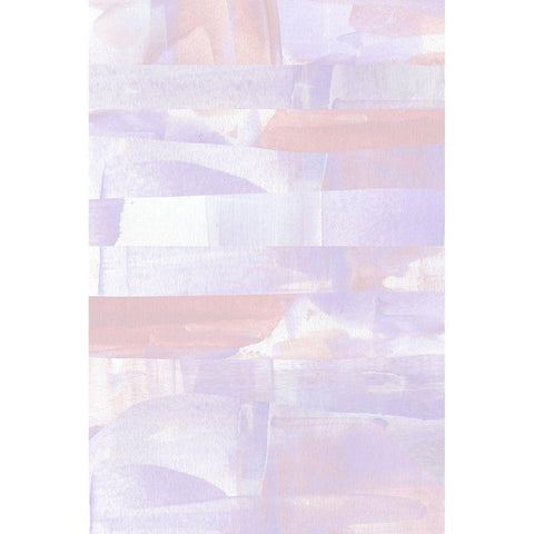 Abstract Pastel Black Modern Wood Framed Art Print by Sawall, Anastasia