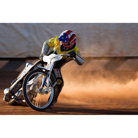 Going Sideways Gold Ornate Wood Framed Art Print with Double Matting by Sass Pedersen, Thomas