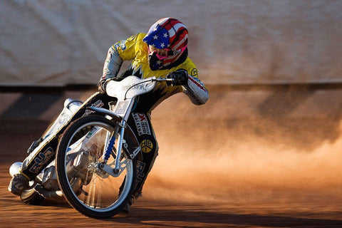 Going Sideways Black Ornate Wood Framed Art Print with Double Matting by Sass Pedersen, Thomas