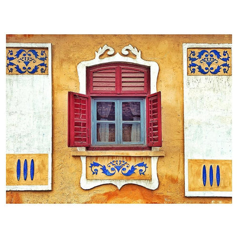 Wide open Black Modern Wood Framed Art Print by Grigore, Oana