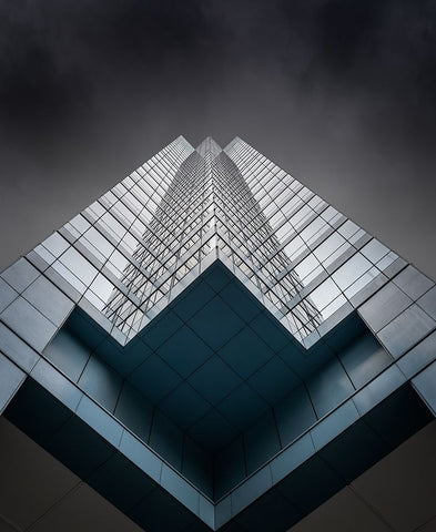 Alien Giant Black Ornate Wood Framed Art Print with Double Matting by Chiodo, David