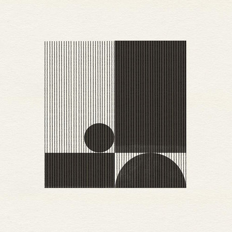 Paper Object No4. Black Ornate Wood Framed Art Print with Double Matting by The Miuus Studio