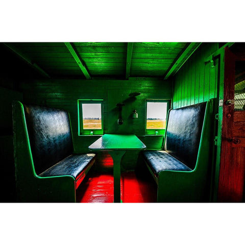 Untitled Gold Ornate Wood Framed Art Print with Double Matting by Hermann, Steve