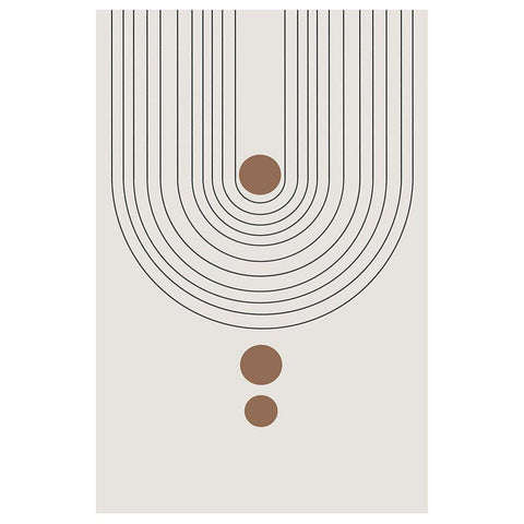 Arch No2. Black Modern Wood Framed Art Print by The Miuus Studio