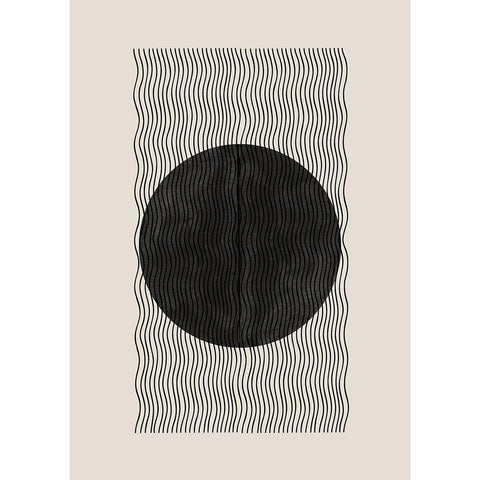 BaB No2. Black Modern Wood Framed Art Print with Double Matting by The Miuus Studio