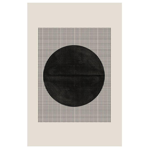 BaB No7. Black Modern Wood Framed Art Print with Double Matting by The Miuus Studio