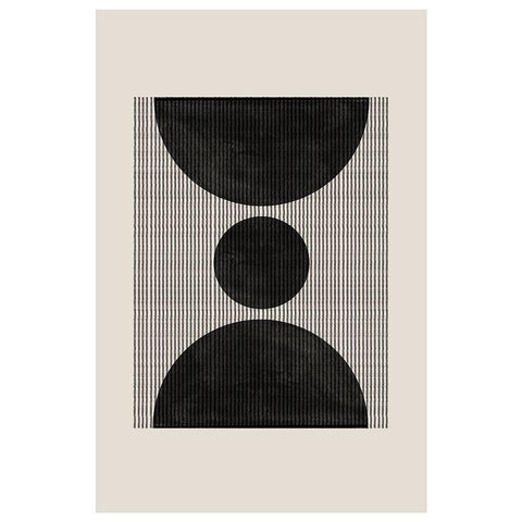 BaB No8. Black Modern Wood Framed Art Print with Double Matting by The Miuus Studio