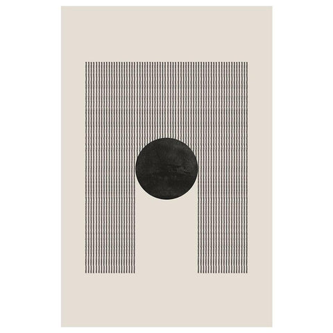 BaB No9. White Modern Wood Framed Art Print by The Miuus Studio