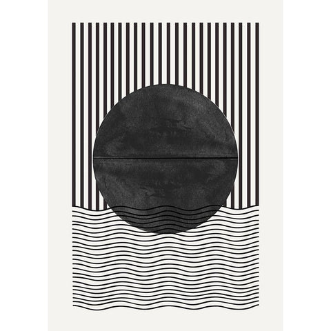 BaB No10. White Modern Wood Framed Art Print by The Miuus Studio