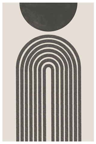 BaB No22. Black Ornate Wood Framed Art Print with Double Matting by The Miuus Studio