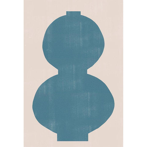 Vase No1. Black Modern Wood Framed Art Print with Double Matting by The Miuus Studio