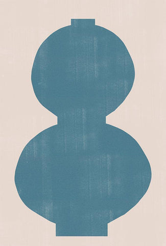 Vase No1. Black Ornate Wood Framed Art Print with Double Matting by The Miuus Studio