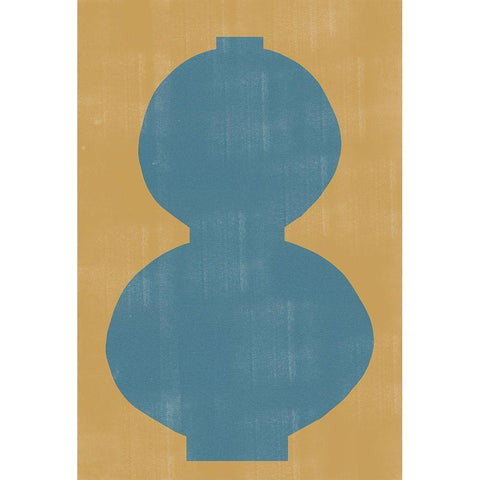 Vase No4. Gold Ornate Wood Framed Art Print with Double Matting by The Miuus Studio