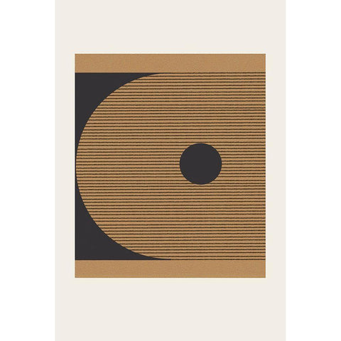 Composition VIII White Modern Wood Framed Art Print by The Miuus Studio