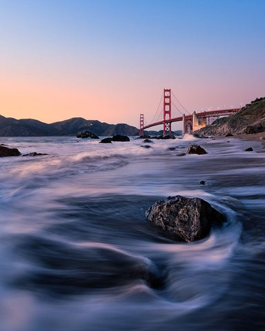 Soak In Marshall White Modern Wood Framed Art Print with Double Matting by Wada, Yoshihiko