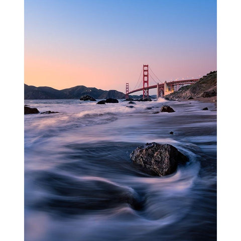 Soak In Marshall White Modern Wood Framed Art Print by Wada, Yoshihiko