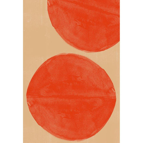 Separation White Modern Wood Framed Art Print by The Miuus Studio