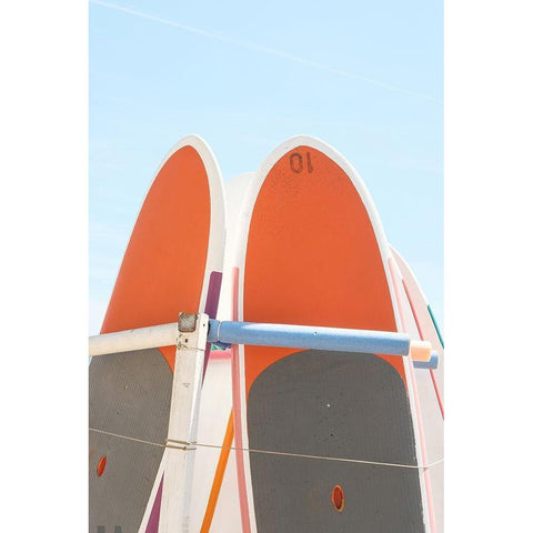 Beach Surf_001 Gold Ornate Wood Framed Art Print with Double Matting by 1x Studio III