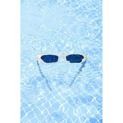 Pool_004 Black Modern Wood Framed Art Print with Double Matting by 1x Studio III