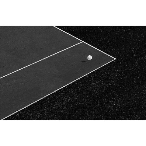The minimal shot Black Modern Wood Framed Art Print by Goli, Sara