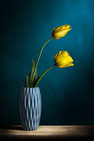 Sguardi ad Est White Modern Wood Framed Art Print with Double Matting by Vitale, Adriana