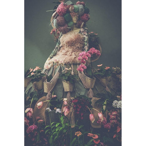 Different Woman White Modern Wood Framed Art Print by De Laat, Bernardine