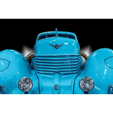 The Blue Cord Gold Ornate Wood Framed Art Print with Double Matting by Weber, Roland