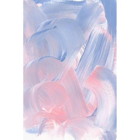 Emotions in Pastel White Modern Wood Framed Art Print by Sawall, Anastasia