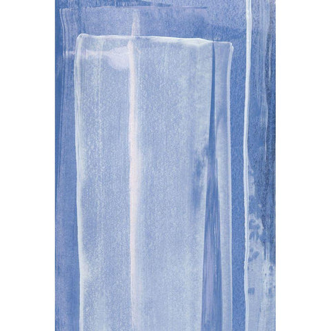 Happiness is Blue White Modern Wood Framed Art Print by Sawall, Anastasia