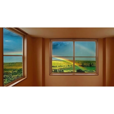 After The Storm Black Modern Wood Framed Art Print by Shpyek, Olexandr