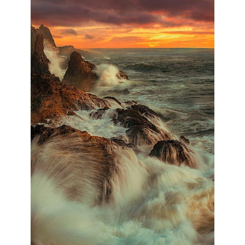 Wave Time White Modern Wood Framed Art Print by Yu, Wenjin