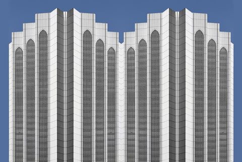 Hiden windows Black Ornate Wood Framed Art Print with Double Matting by Susta, Miro