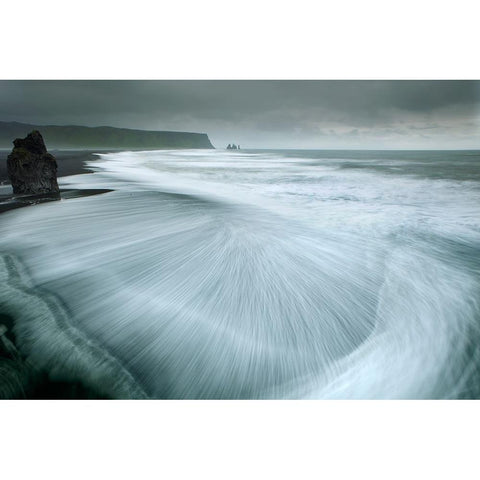 Magic Country I Black Modern Wood Framed Art Print by Schumacher, Nicolas