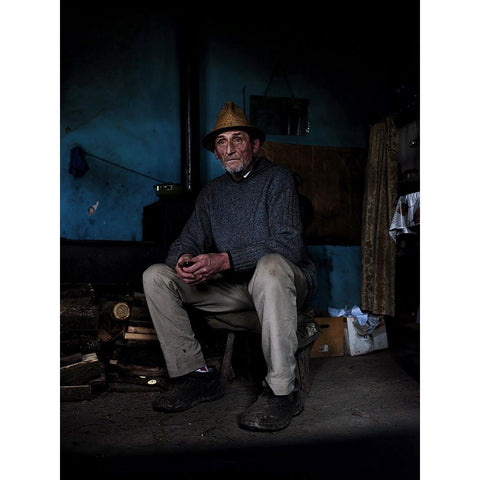 Ioan - At Home Black Modern Wood Framed Art Print by Steverson, Michael