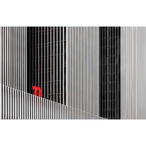 De Rotterdam Black Modern Wood Framed Art Print by Hawerkamp, Hans-Wolfgang