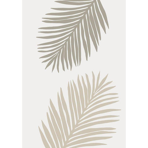 PALM LEAF 10 Gold Ornate Wood Framed Art Print with Double Matting by 1x Studio