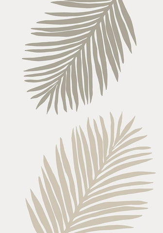 PALM LEAF 10 Black Ornate Wood Framed Art Print with Double Matting by 1x Studio