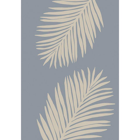 PALM LEAF 11 Black Modern Wood Framed Art Print by 1x Studio