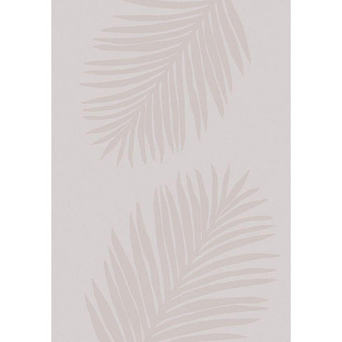 PALM LEAF 08 Black Modern Wood Framed Art Print with Double Matting by 1x Studio