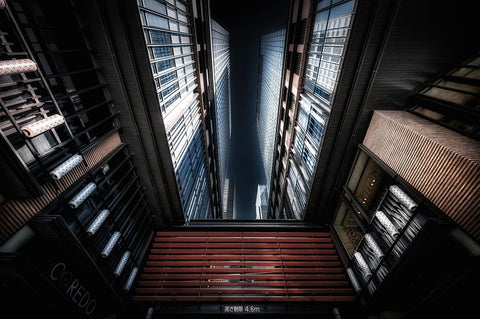 Coredo Black Ornate Wood Framed Art Print with Double Matting by Suzuki, Daiki