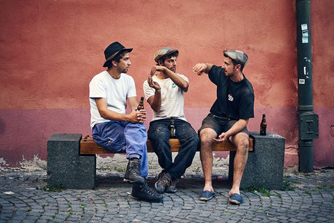 Masons Designing Black Ornate Wood Framed Art Print with Double Matting by Malciu, Denis