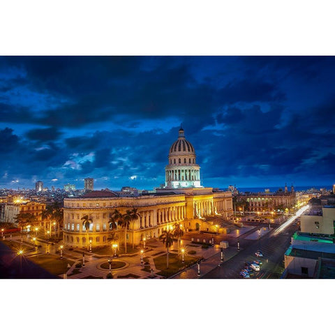 Capitolio Gold Ornate Wood Framed Art Print with Double Matting by Creativeartsolution, Khoshro